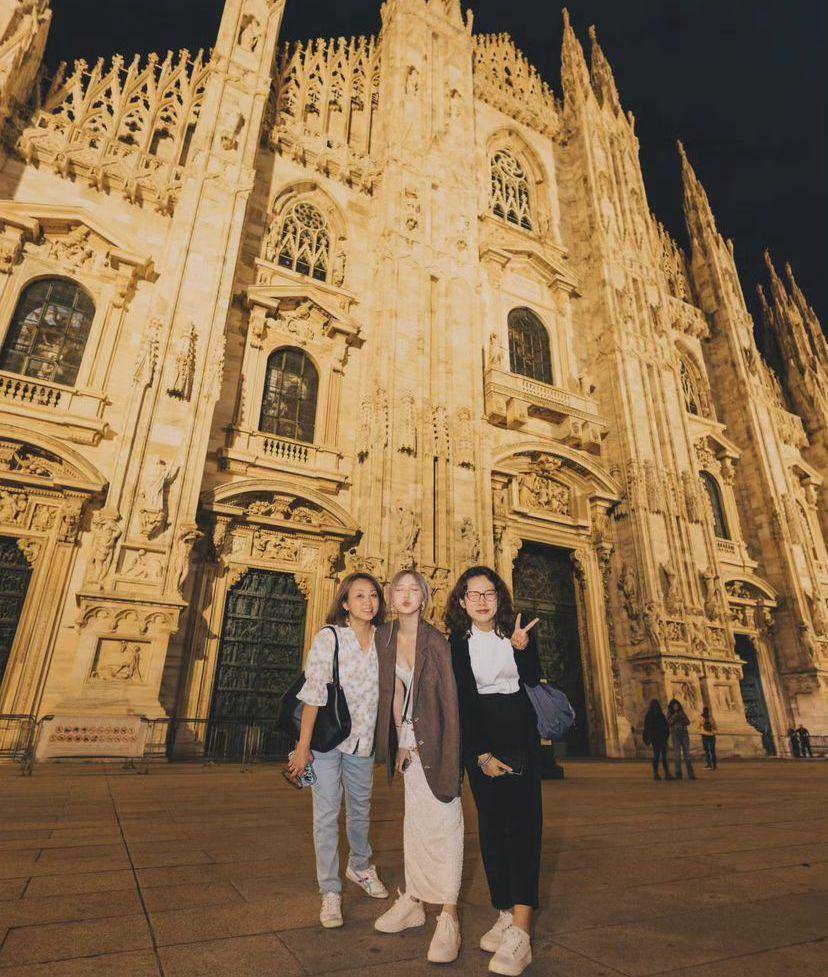 potret Nene Pornnappan hadiri Milan Fashion Week (instagram.com/nenevader)