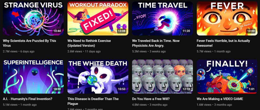 Tangkapan layar kanal YouTube Kurzgesagt. (Youtube.com/@Kurzgesagt)