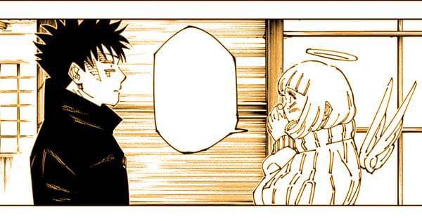 Hana bertanya kapan resepsi pernikahan mereka akan dilangsungkan ( Dok. Shueisha / Jujutsu Kaisen )