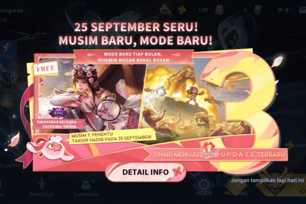update terbaru Honor of Kings (dok. TiMi Studio Group/Honor of Kings)