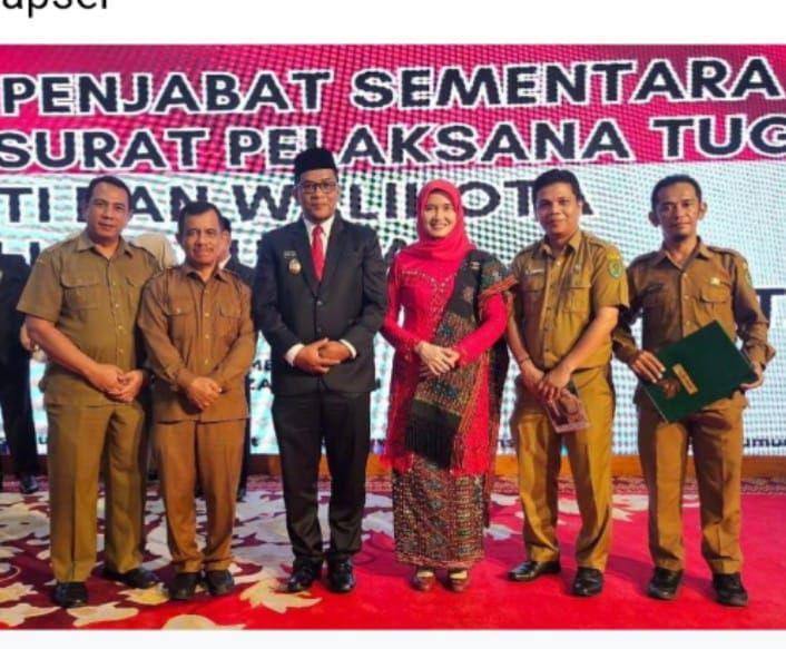 Rasyid Assaf Dongoran Dilantik Menjadi Plt Bupati Tapanuli Selatan