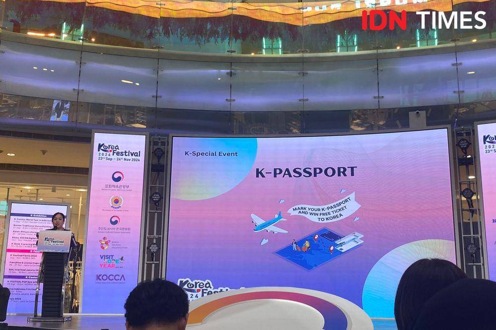 Konferensi pers 'K-Festival 2024' pada Senin (23/9/2024) di KOREA 360, Lotte Mall, Jakarta. (IDN Times/Besse Fadhilah)