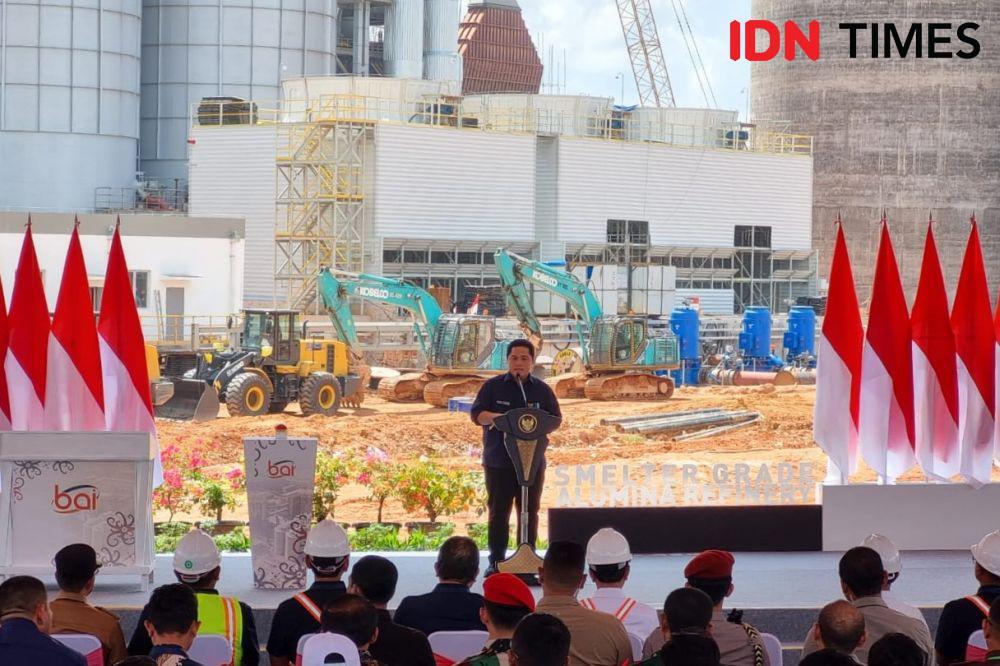 Erick: Smelter Alumina Mempawah Beri Dampak 3 Kali Lipat ke Ekonomi RI
