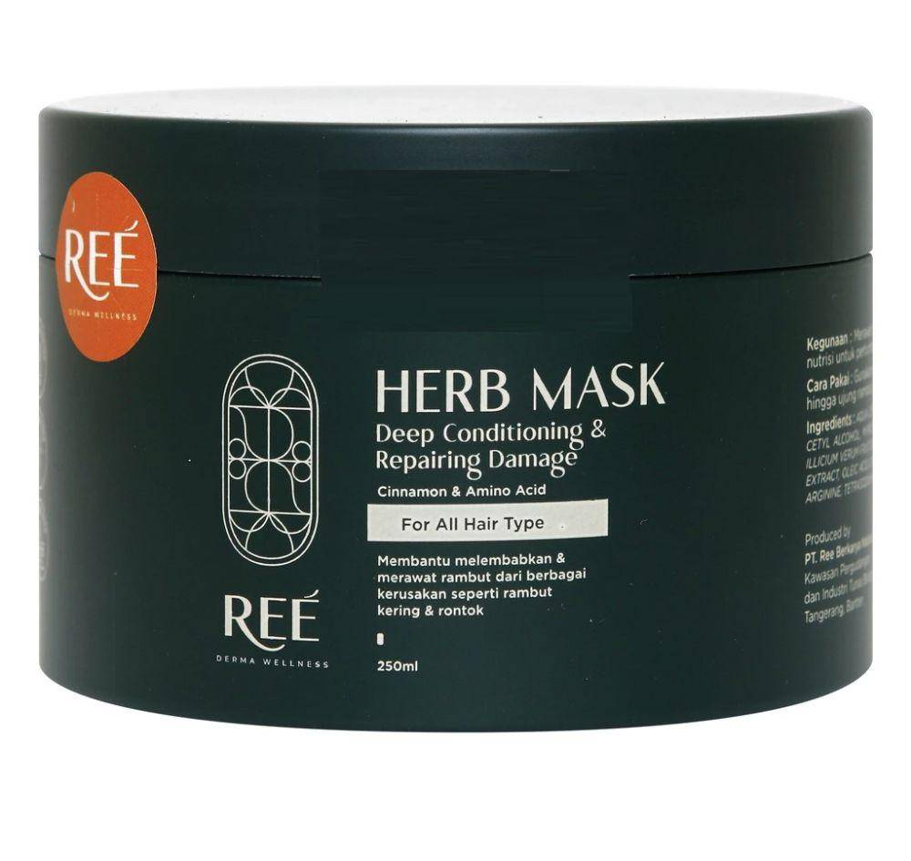 Ree Derma Wellness Cinnamon and Amino Acid Hair Mask (shopee.co.id/Star Toko VitaminDiskon)