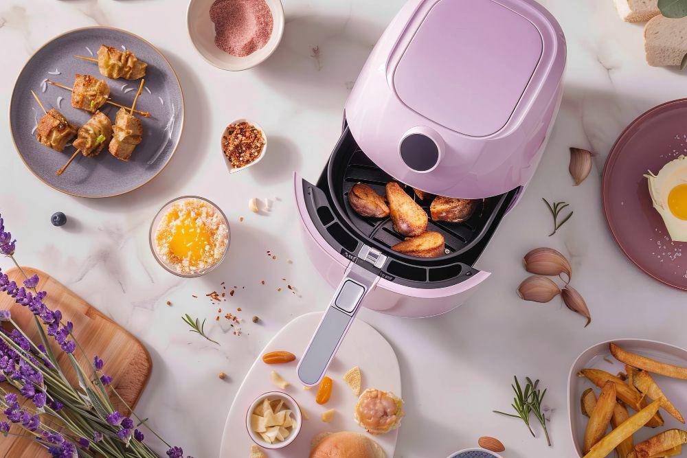 ilustrasi memasak dengan air fryer (freepik.com/freepik)