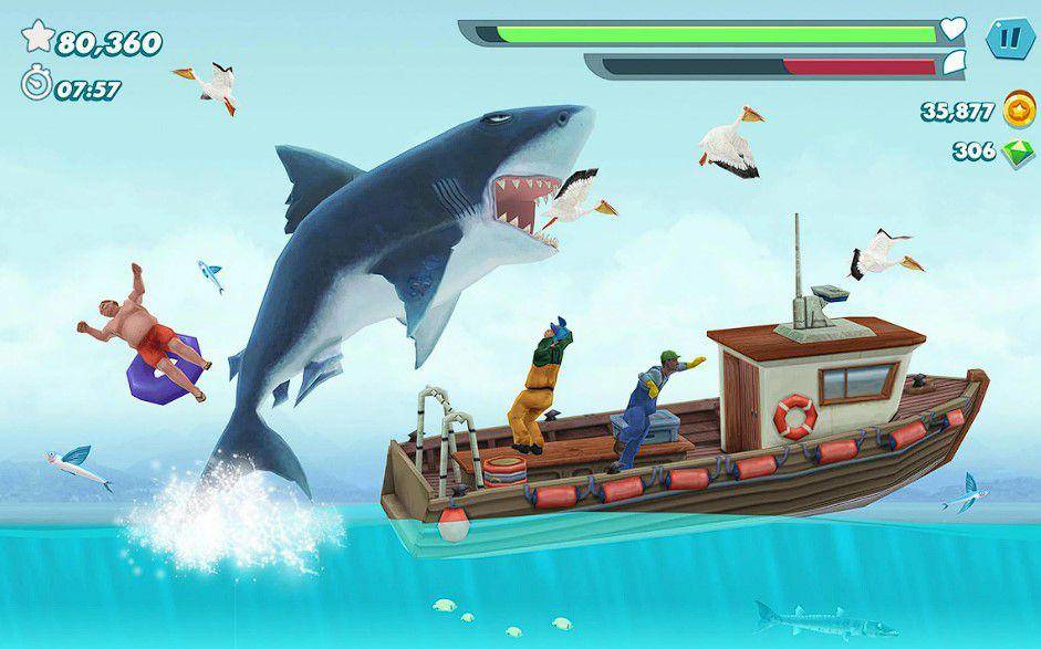 cuplikan Hungry Shark Evolution (dok. Ubisoft/Hungry Shark Evolution)