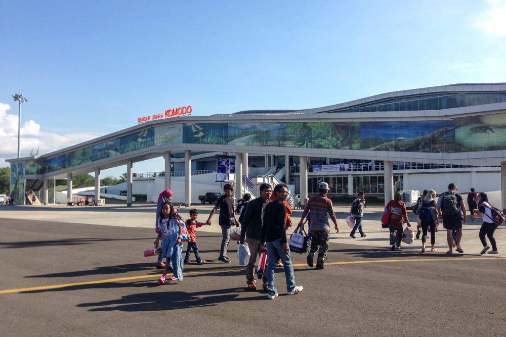 Suasana di Bandara Komodo (dok.pribadi/Natalia Indah)