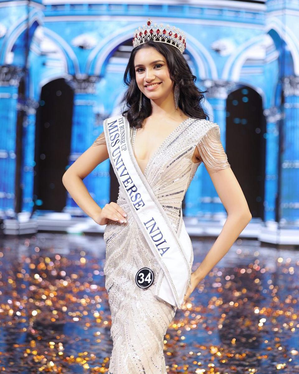 Potret Runner Up 1 Miss Universe India 2024, Pranjal Priya (instagram.com/myglamm)