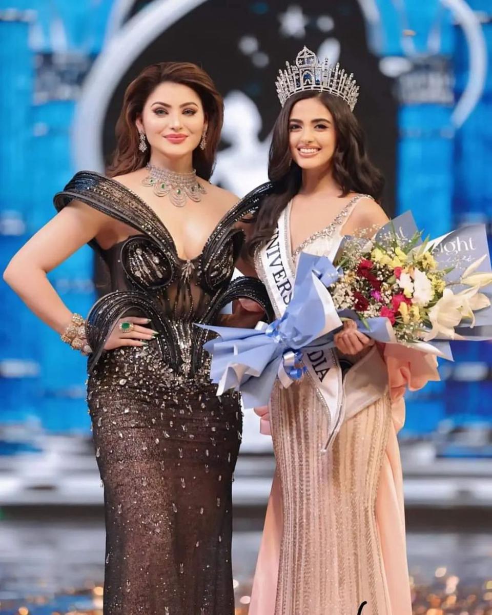 Potret Miss Universe India 2024, Rhea Singha (instagram.com/indrajit_das_jewelry_design)