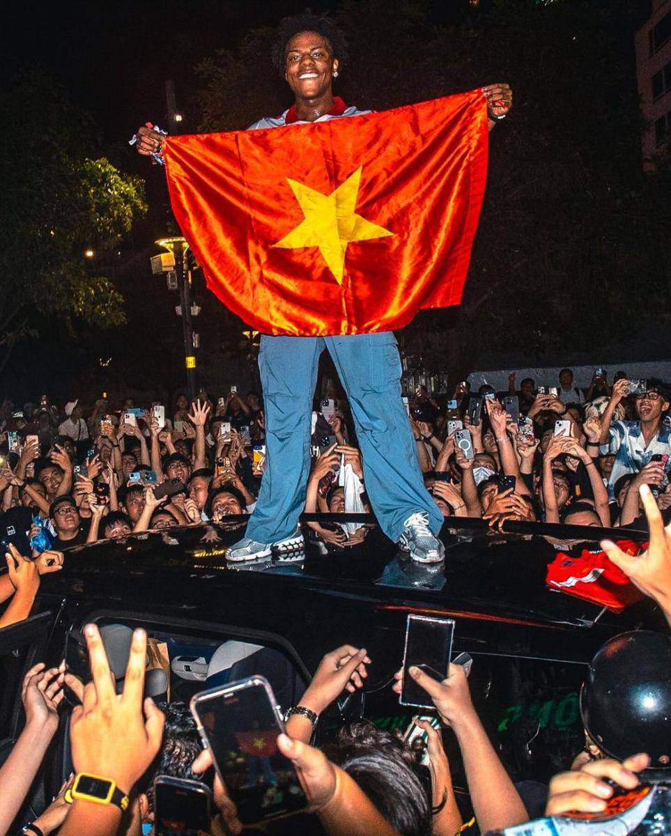potret IShowSpeed di Vietnam (instagram.com/ishowspeed)