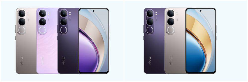tiga pilihan warna vivo V40 Lite 4G (kiri) dan vivo V40 Lite 5G (kanan) (vivo.com)