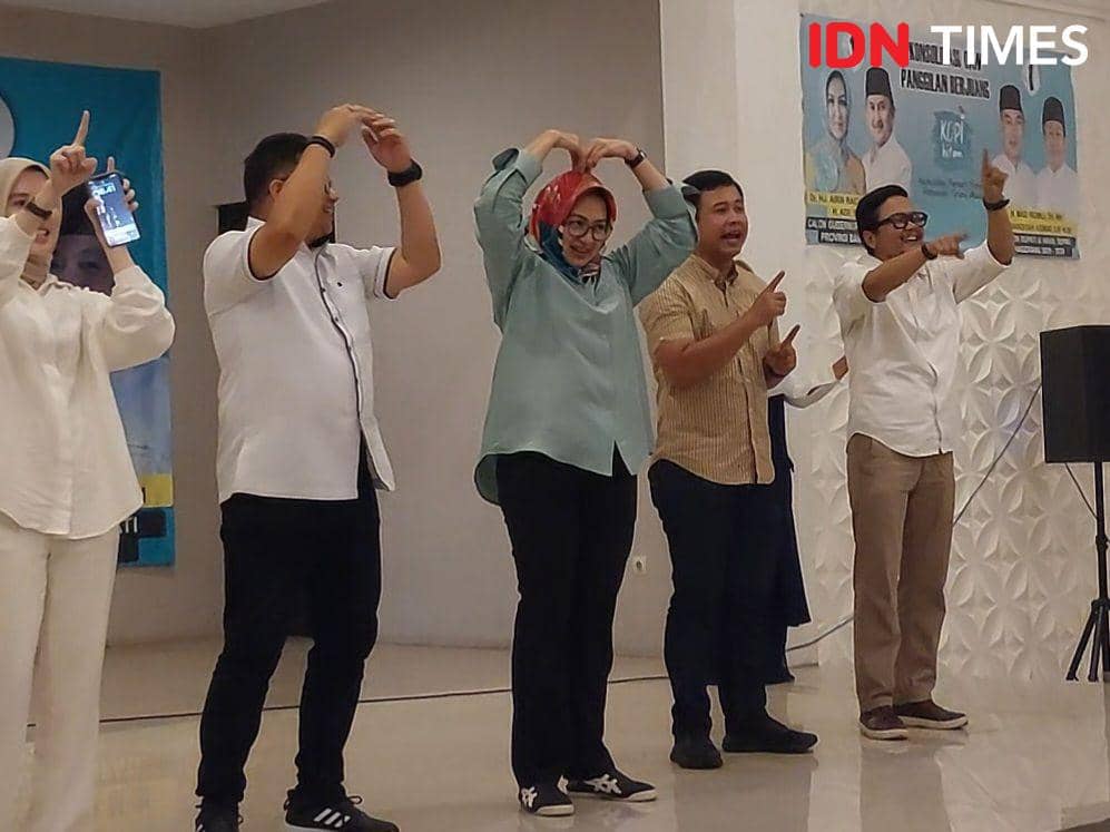 Cagub Airin Goyang di Konsolidasi Kopi Hitam Kabupaten Tangerang