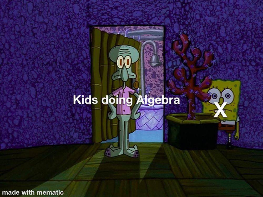meme kocak SpongeBob tentang matematika (reddit.com/user/Mans333)