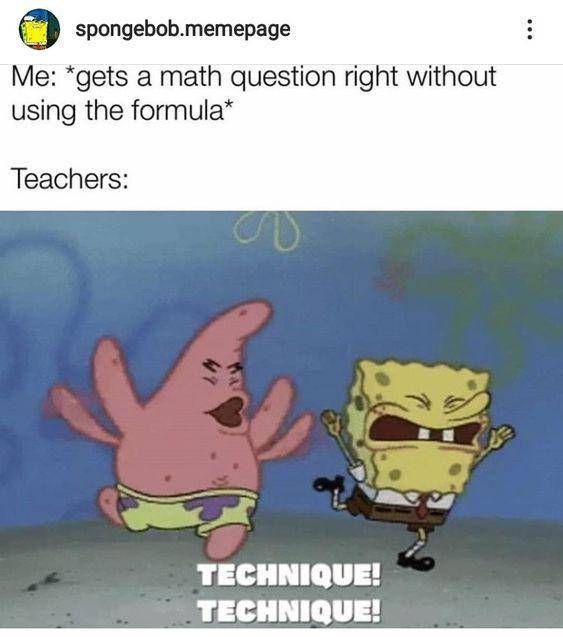 meme kocak SpongeBob tentang matematika (reddit.com/user/Still-Prize1731)