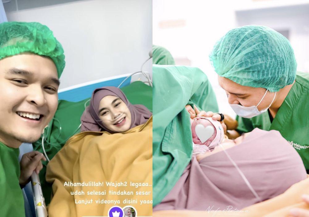 7 Potret Anisa Rahma Lahiran Anak Ketiga, Namanya Indah dan Bermakna