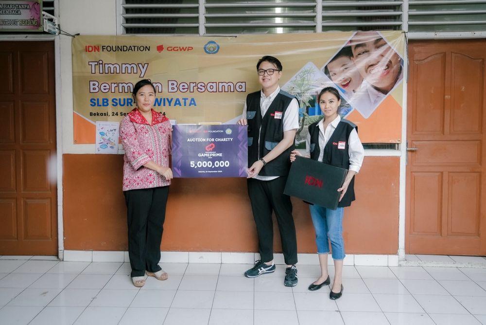 Dukung Pendidikan Inklusif, IDN Foundation dan GGWP Kunjungi SLB