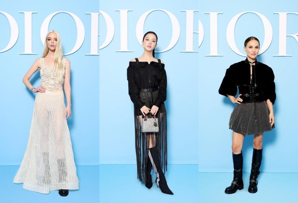 21 Gaya Seleb Menghadiri DIOR Spring/Summer 2025 Paris Fashion Week