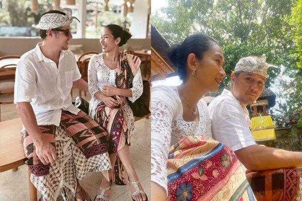 7 Potret Happy Salma Merayakan Galungan dan Kuningan 2024