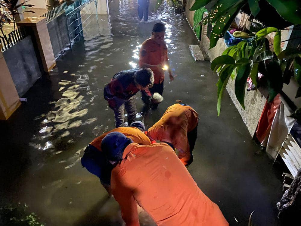 Banjir di Bandar Lampung. (IDN Times/BPBD Bandar Lampung).