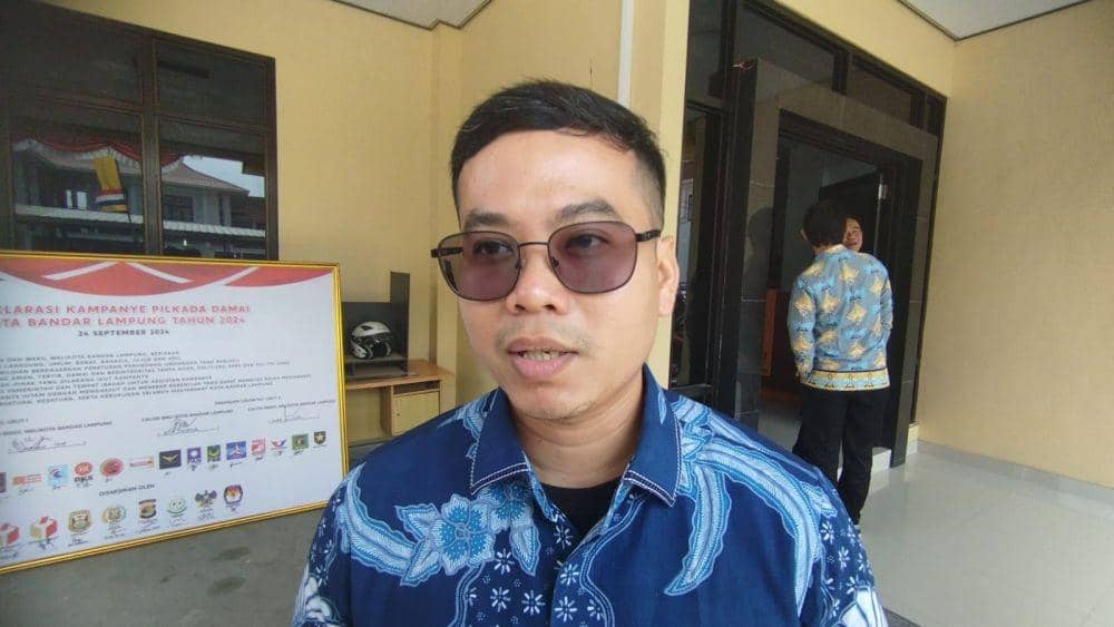 PIC tahapan kampanye, Bawaslu Bandar Lampung, Oddy Marsa JP (IDN Times/Muhaimin)