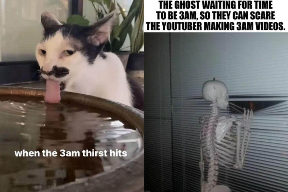 9 Meme Hal yang Dirasain Tengah Malam, Ngeri-Ngeri Sedap!