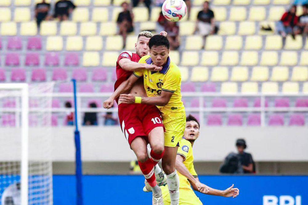 Persik Kediri dalam laga melawan Persis Solo pada pekan ke-6 Liga 1 2024/2025. (instagram.com/persikfcofficial)