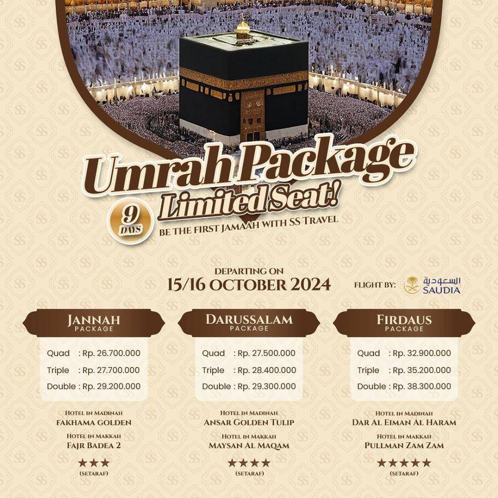 SSTravel, bisnis travel haji dan umrah milik Shella Saukia (instagram.com/sstravelindonesia)