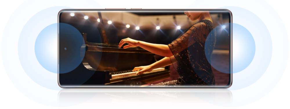ilustrasi vivo V40e dengan speaker stereo (vivo.com)