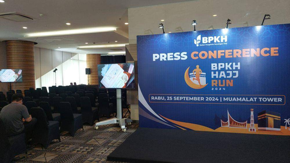 Jumpa pers BPKH Hajj Run 2024 di Muamalat Tower. (Dok. BPKH)
