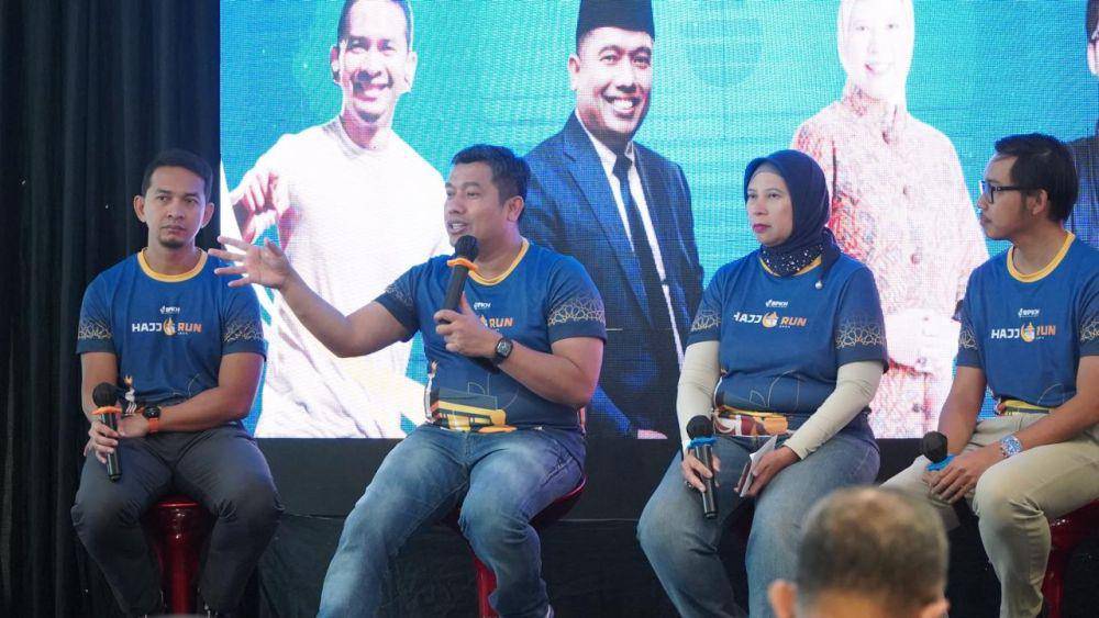 Jumpa pers BPKH Hajj Run 2024 di Muamalat Tower. (Dok. BPKH)