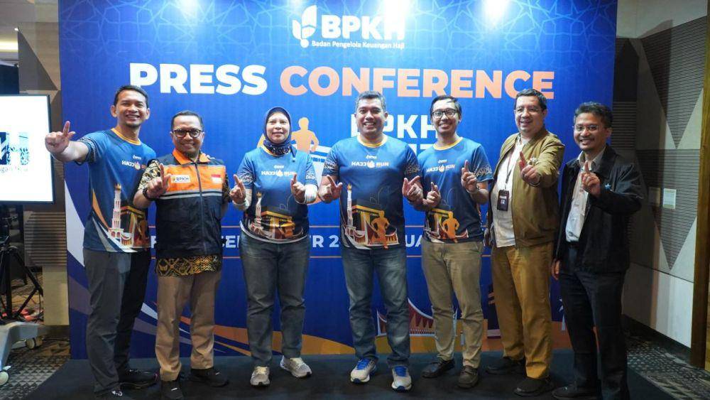 Jumpa pers BPKH Hajj Run 2024 di Muamalat Tower. (Dok. BPKH)