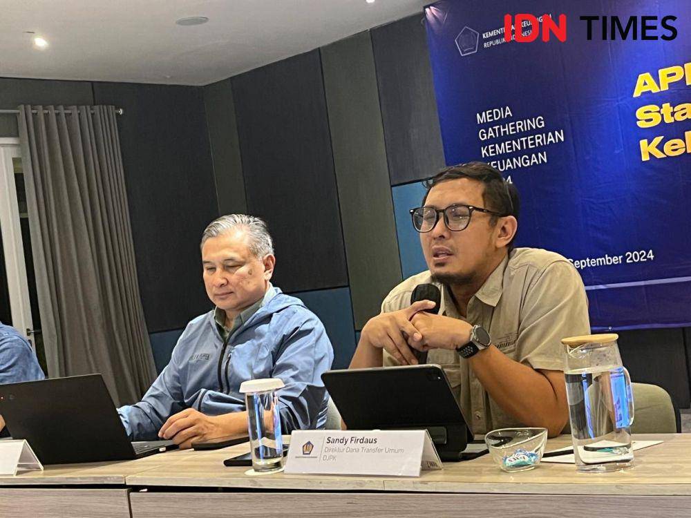 Kepala Pusat Kebijakan APBN BKF Kementerian Keuangan, Wahyu Utomo dalam Media Gathering di Bali. (IDN Times/Triyan).