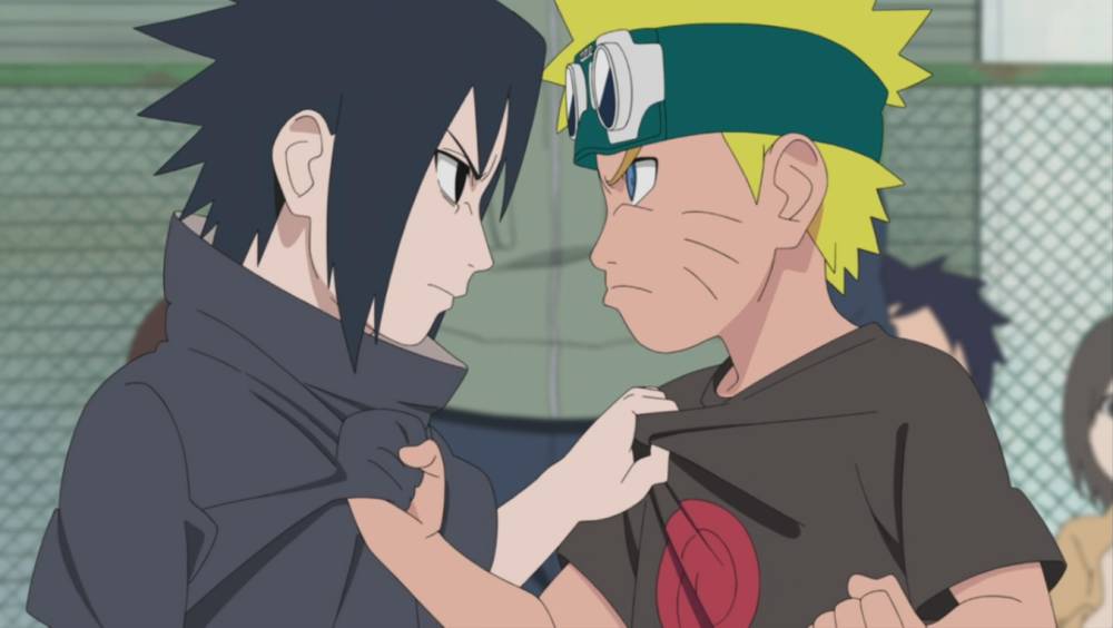 Naruto dan Sasuke telah menjadi rival sejak kecil (dok. Pierrot/Naruto Shippuden)