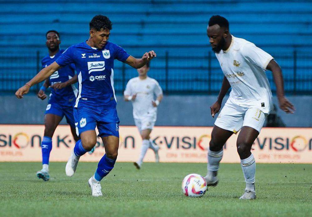 Pertandingan antara PSIS Semarang Vs Arema FC di Stadion Madya Magelang. (Dok. Media Officer Arema FC)