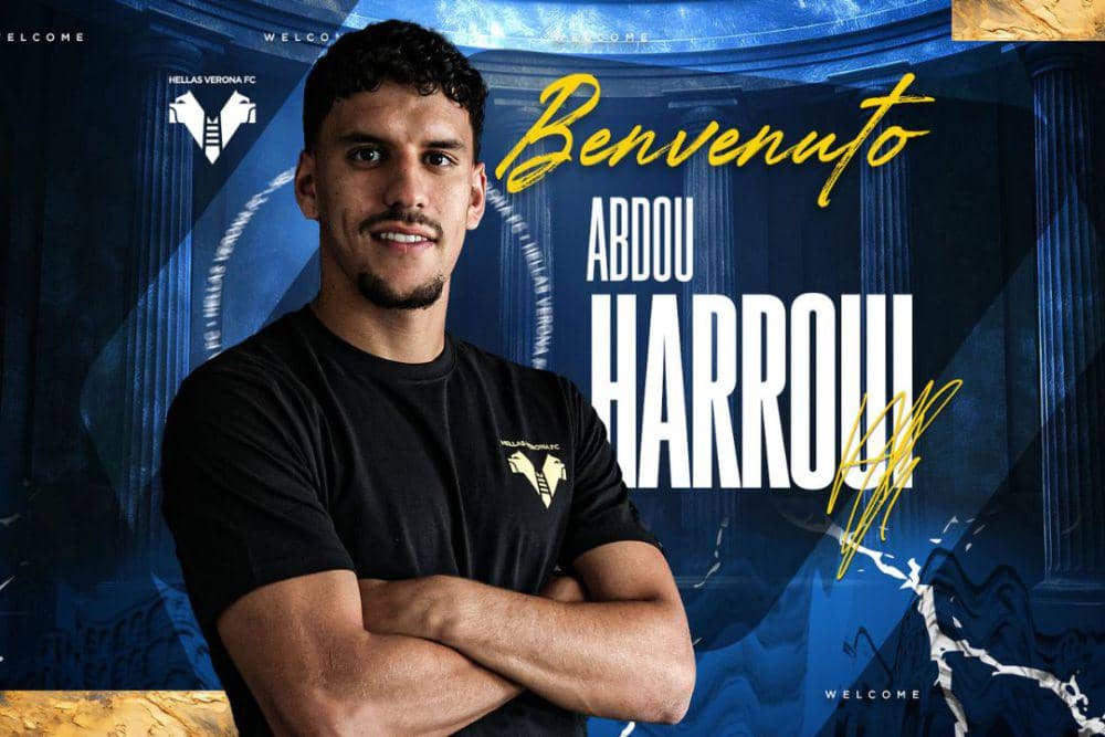 Abdou Harroui, rekrutan anyar Hellas Verona pada musim panas 2024 (hellasverona.it)