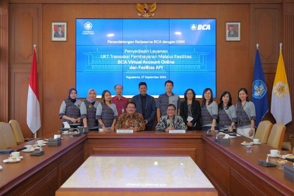 UGM bersinergi dengan BCA. (Dok. Istimewa)