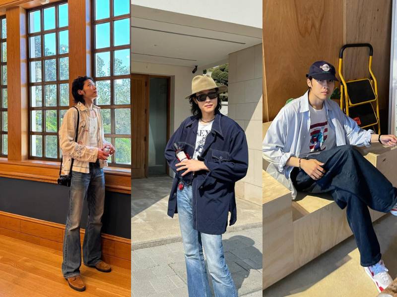 OOTD outer Kemeja ala Lee Jong Won (instagram.com/wonjong_)
