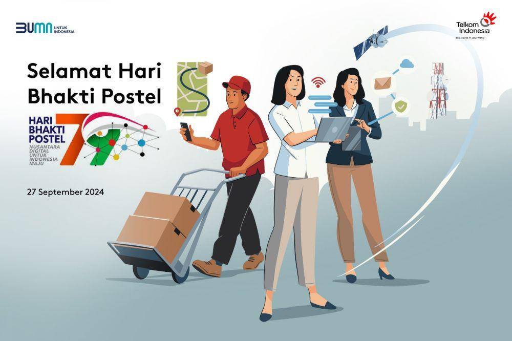 Setiap tanggal 27 September, Indonesia memperingati Hari Bhakti Postel, sebuah peringatan penting dalam sejarah perkembangan pos dan telekomunikasi di Indonesia (dok. Telkom)