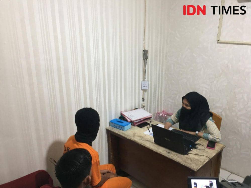 Ungkap kasus kekerasan seksual sodomi terhadap korban bocah 8 tahun di Bandar Lampung. (IDN Times/Tama Yudha Wiguna)?