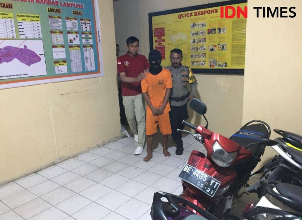 Ungkap kasus kekerasan seksual sodomi terhadap korban bocah 8 tahun di Bandar Lampung. (IDN Times/Tama Yudha Wiguna)?