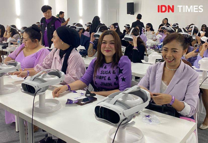 potret artis hadiri launching BSTARVERSE Indonesia (dok. IDN Times/Rani Asnurida)