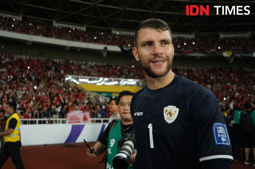 Maarten Paes Hingga Sandy Walsh Rayakan Kemenangan Timnas