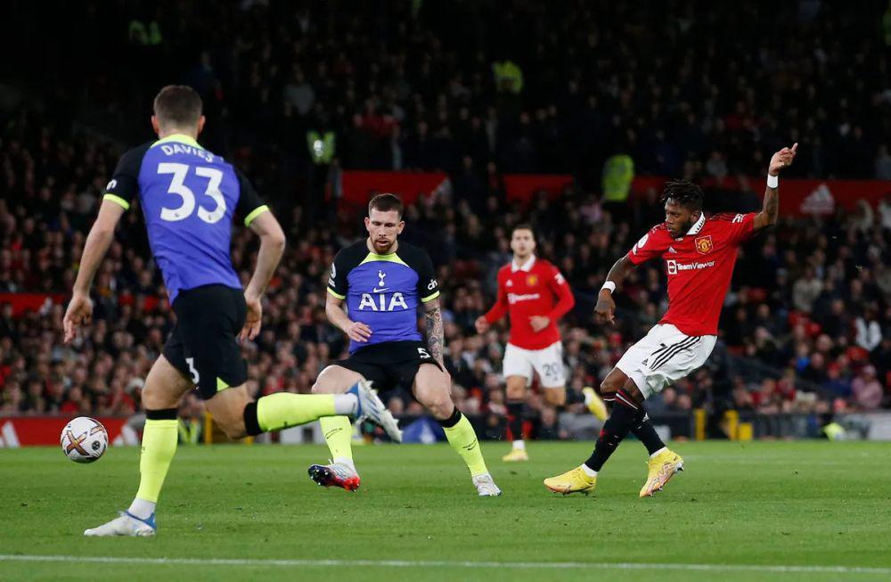 Manchester United melawan Tottenham Hotspur di Premier League 2022/2023. (premierleague.com)