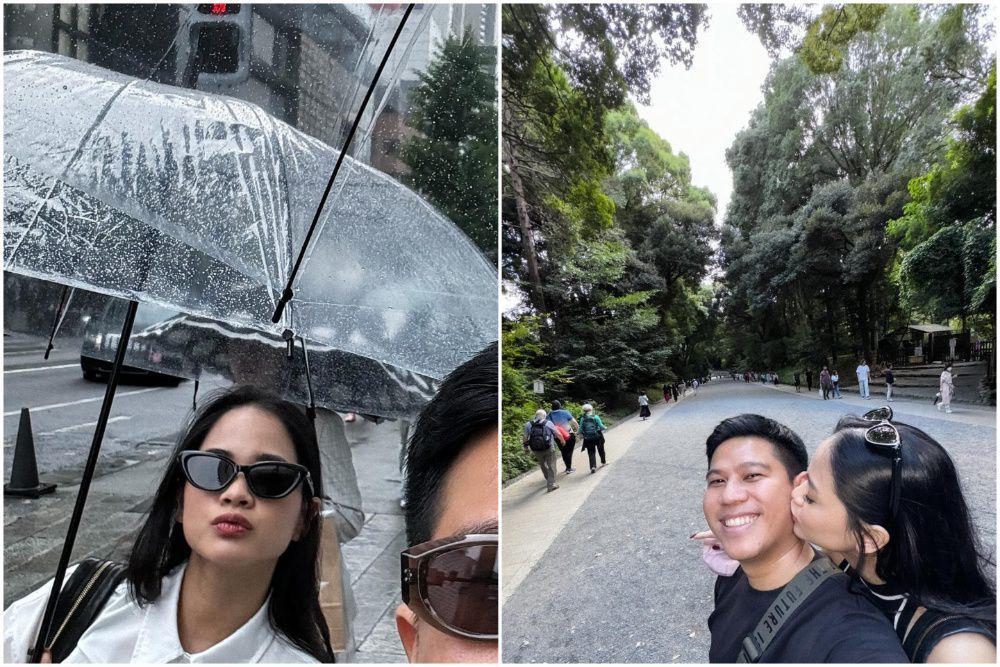 8 Potret Nino RAN dan Istri Bulan Madu ke Jepang, Romantis!