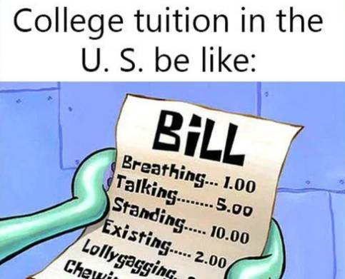 meme SpongeBob tentang keresahan mahasiswa (reddit.com/lolaisnaughty)