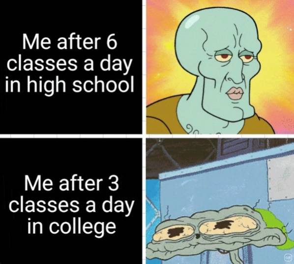 meme SpongeBob tentang keresahan mahasiswa (reddit.com/SomeMemeyBoye42812)