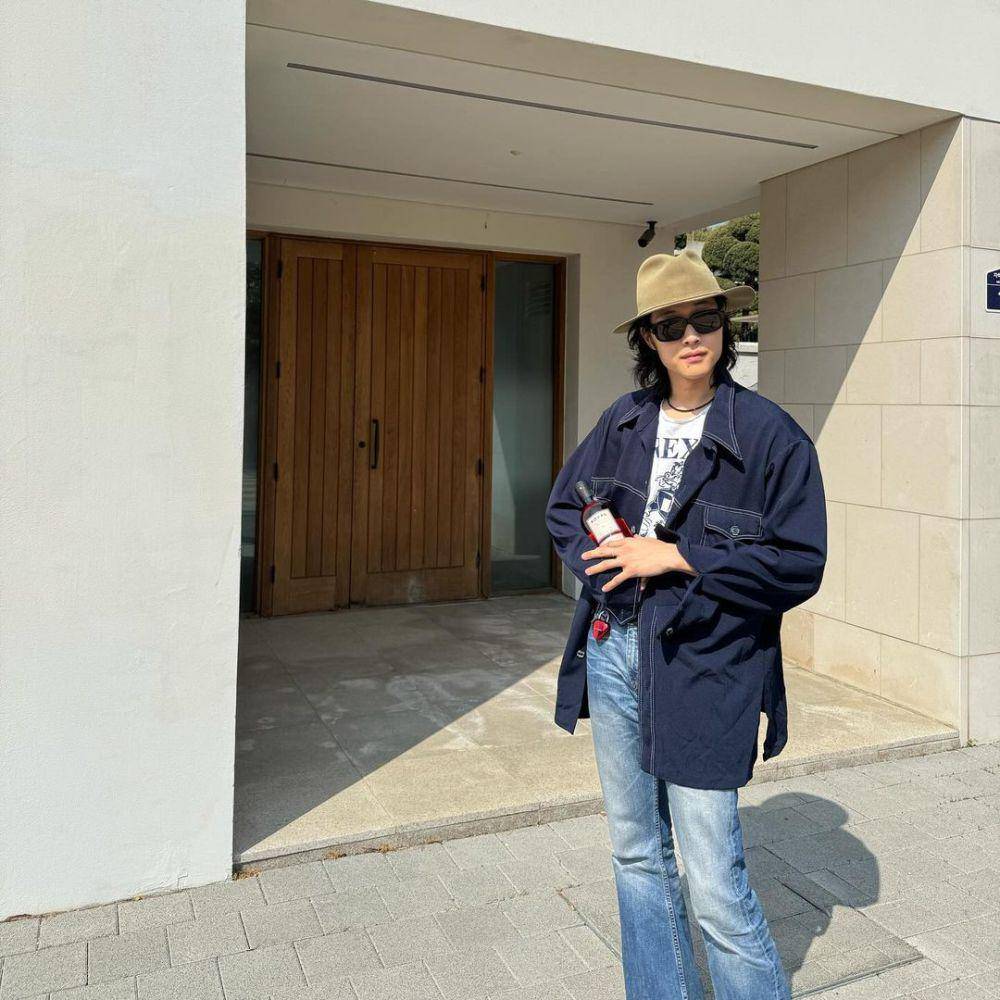 OOTD outer Kemeja ala Lee Jong Won (instagram.com/wonjong_)