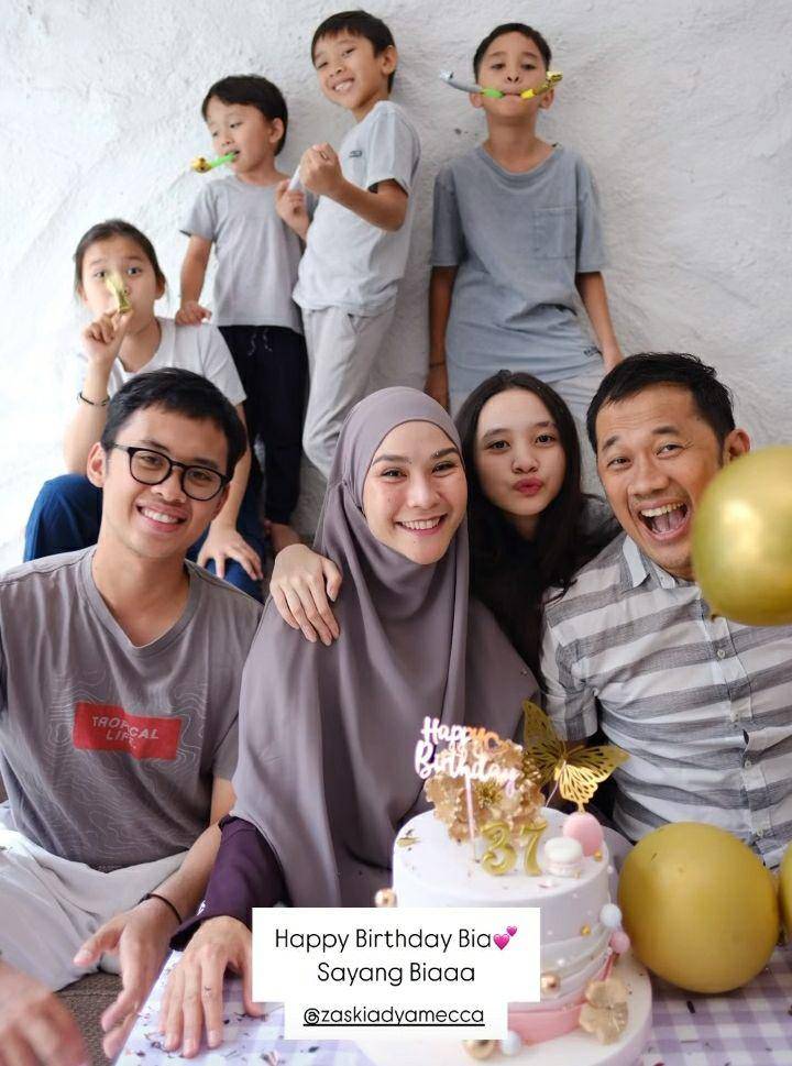 perayaan ultah artis pada September 2024 (instagram.com/zaskiadyamecca)