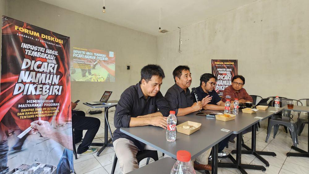 Paguyuban Warkop Surabaya Bikin Petisi Tolak Rancangan Permenkes IHT