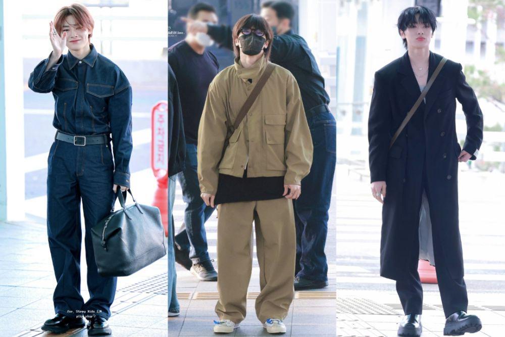 8 Gaya Airport Outfit ala I.N Stray Kids, Fashionable!